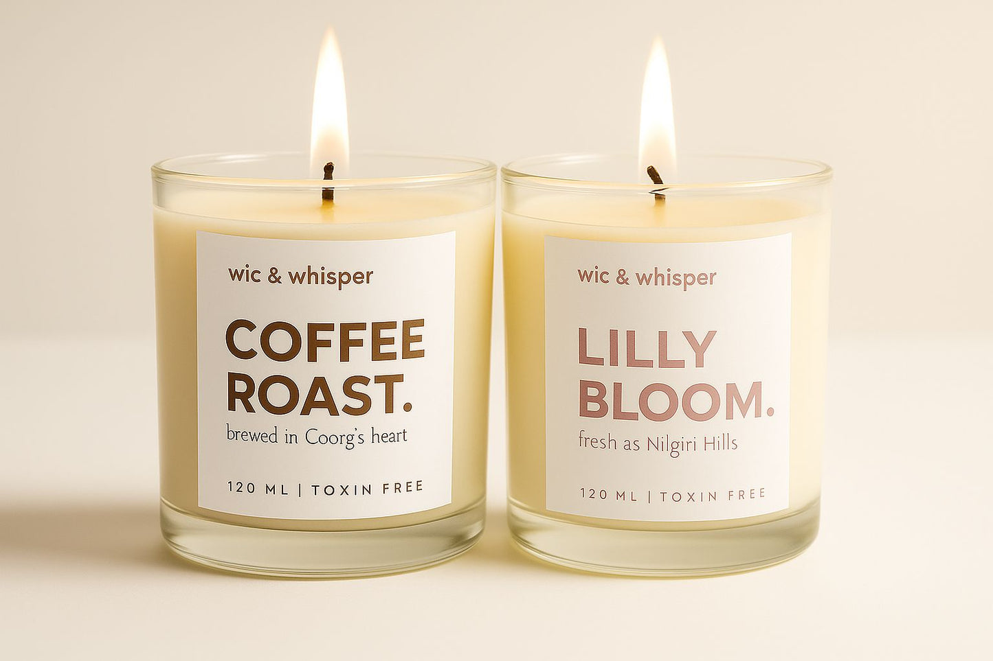 Awaken & Bloom - The Morning Ritual Candle duo