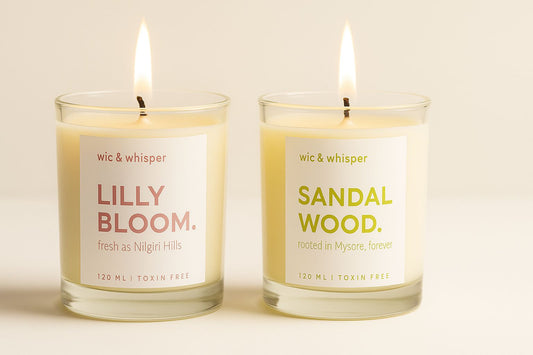 Roots & Petals – Serenity Candle Duo